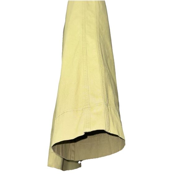 Wide Leg Mid Rise Trouser Pants Khaki Slate Green Jr 13/31 Boho BCBG Generation - Picture 6 of 9